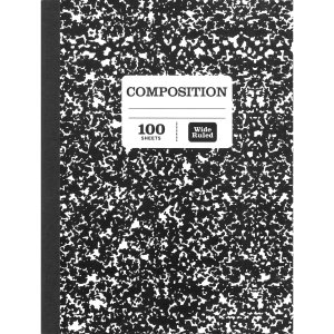 PEN+GEARPen + Gear Composition Book, Wide Ruled, 100 Pages, 9.75