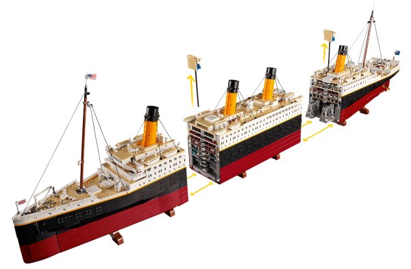 补货：LEGO 泰坦尼克号10294 , 超大尺寸套装$679.99+价值$50赠品+2倍积分