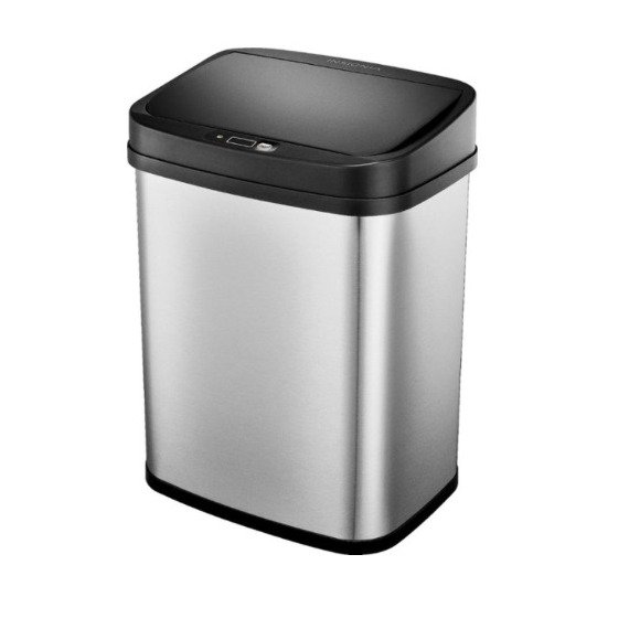 Insignia™ 3 Gal. Automatic Trash Can Stainless steel