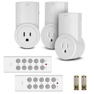 Etekcity® 3 Packs Wireless Remote Controlled Electrical Outlet Light Switch with 2 Remotes 