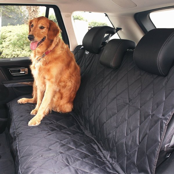 Luxury Waterproof Car Seat Cover, Black, Standard - Chewy.com