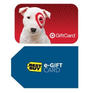 $50 Target Gift Card + $25 Best Buy Gift Card