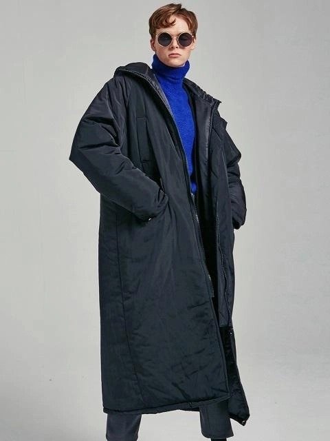 [UNISEX]Overfit Long Padding Coat 3 Color