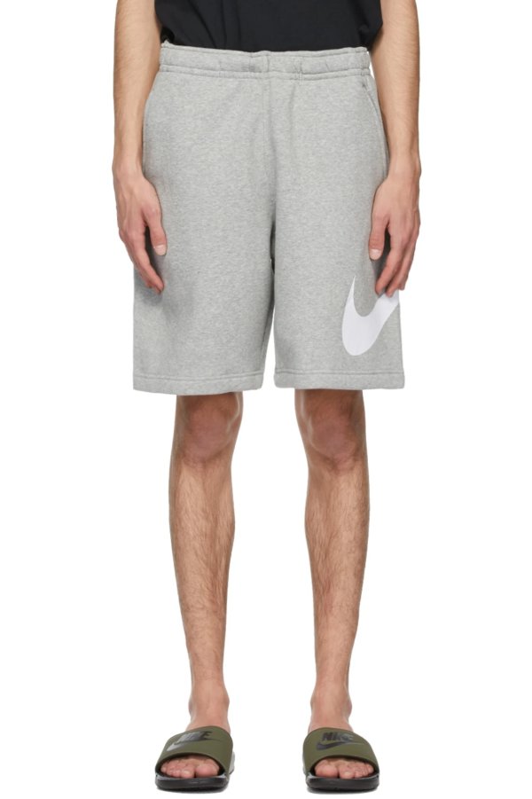Grey Sportswear Club Shorts