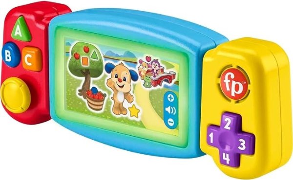 -Price Laugh & Learn Baby & Toddler Toy Twist & Learn Gamer Pretend Video Game with Lights & Music for Ages 9+ Months