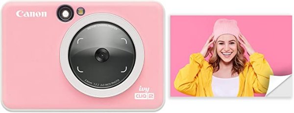 IVY CLIQ 2 Instant Camera Printer, Mini Photo Printer, Petal Pink (Matte)