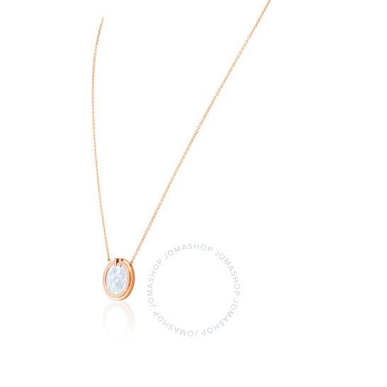 Tiffany Diamond and Mother-of-pearl Circle Pendant