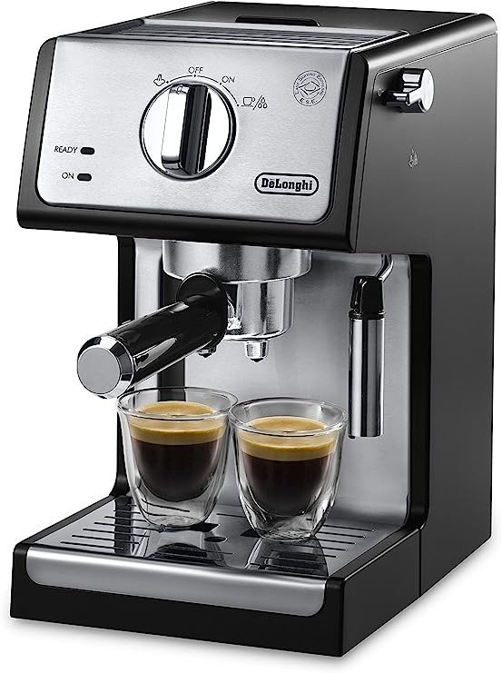 ECP3420 Bar Pump Espresso and Cappuccino Machine, 15", Black