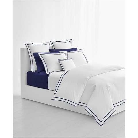 Ralph LaurenSpencer Cotton Sateen Border Full/Queen Duvet Cover