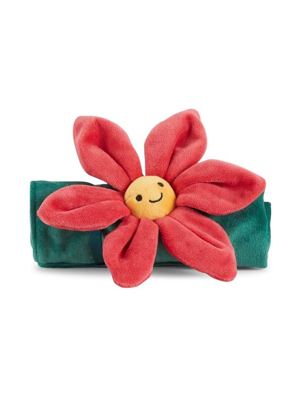 Baby's​ Fleury Poinsettia Soother Toy
