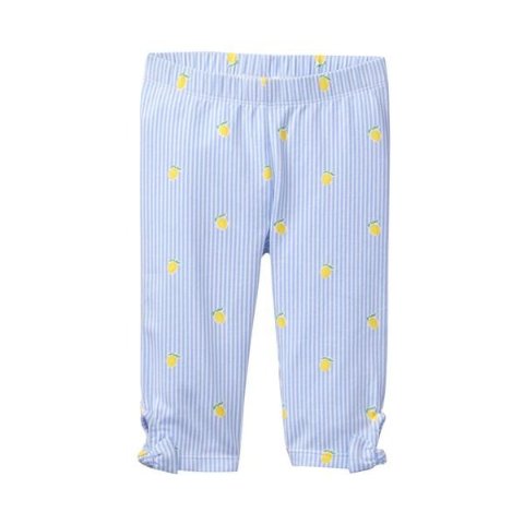 Janie and JackStriped Lemon Bow Legging