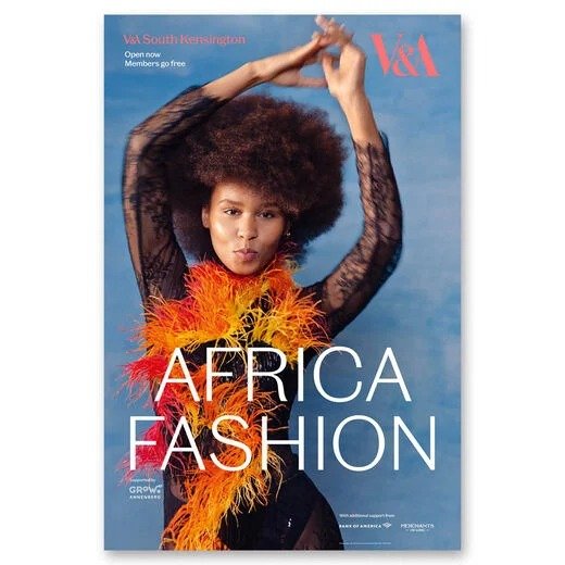 非洲时装特展海报