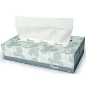 Kleenex Facial Tissue (21606), Flat Tissue Boxes, 48 Boxes / Case, 125 Tissues / Box