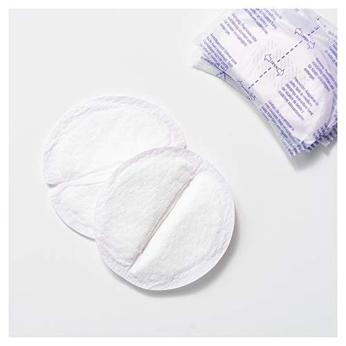 Nursing Pads, 2 Packs of 100 (200 Count) Stay Dry Disposable Breast Pads