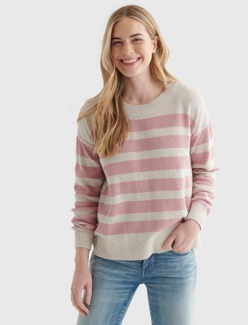 Textured Stripe Pullover | Lucky Brand