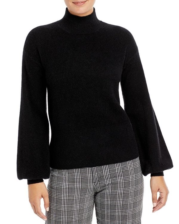 Balloon Sleeve Cashmere Sweater - 100% Exclusive