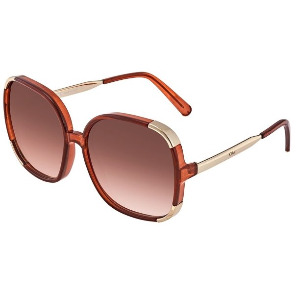 Myrte Brown Gradient Ladies Sunglasses CE719S22360