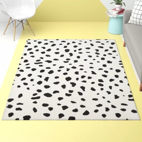 Tommen Animal Print Neutral Black/White Area RugTommen Animal Print Neutral Black/White Area RugRatings & ReviewsCustomer PhotosQuestions & AnswersShipping & ReturnsMore to Explore