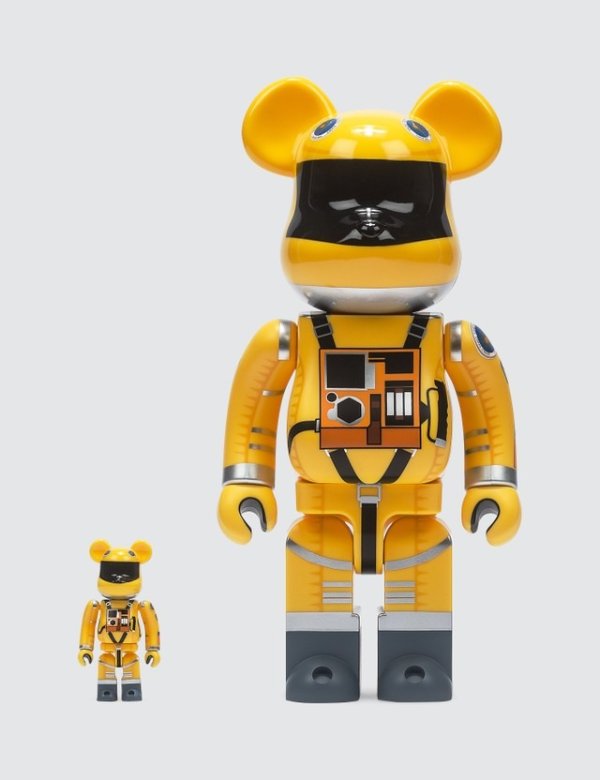 Space Suit Yellow Version Be@rbrick 400% & 100% Set