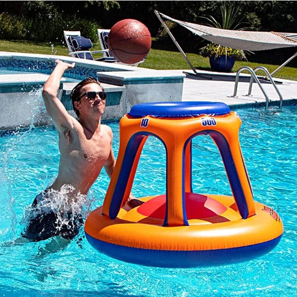 SWIMLINE Inflatable Pool Basketball Hoop Floating