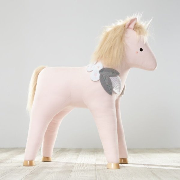 Plush Unicorn Ride On Toy + Reviews | Crate and Barrel