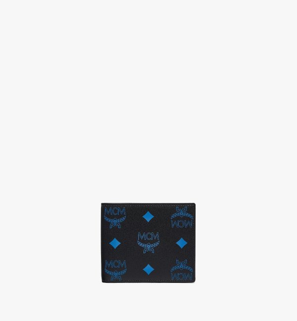 Bifold Wallet in Color Splash Logo Leather