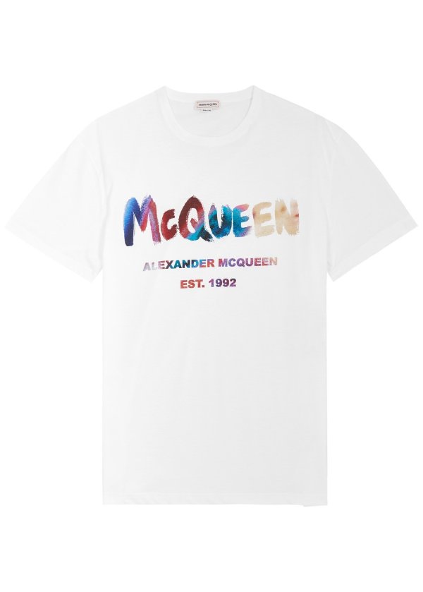 ALEXANDER MCQUEEN Logo-print cotton T-shirt