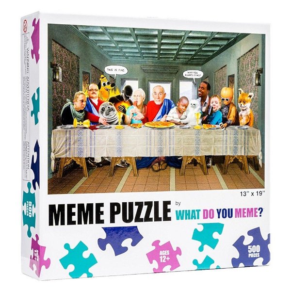 ? Last Supper Meme 500 Piece Puzzle