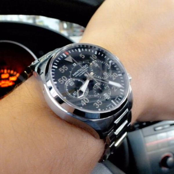 Hamilton Men's Khaki Aviation Pilot Auto Chrono Watch Model 