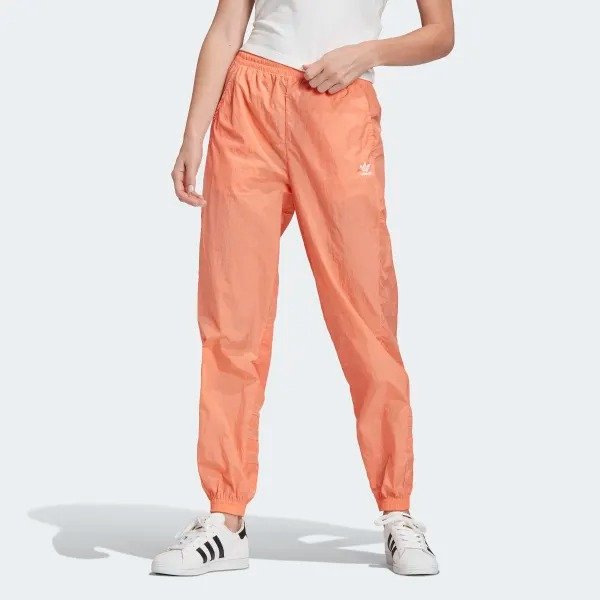 橘子色运动裤