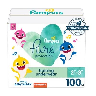Pure Protection Training Underwear - Baby Shark - (Select Size and Count)