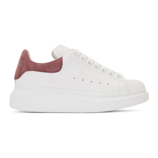 - SSENSE Exclusive White & Pink Oversized Sneakers