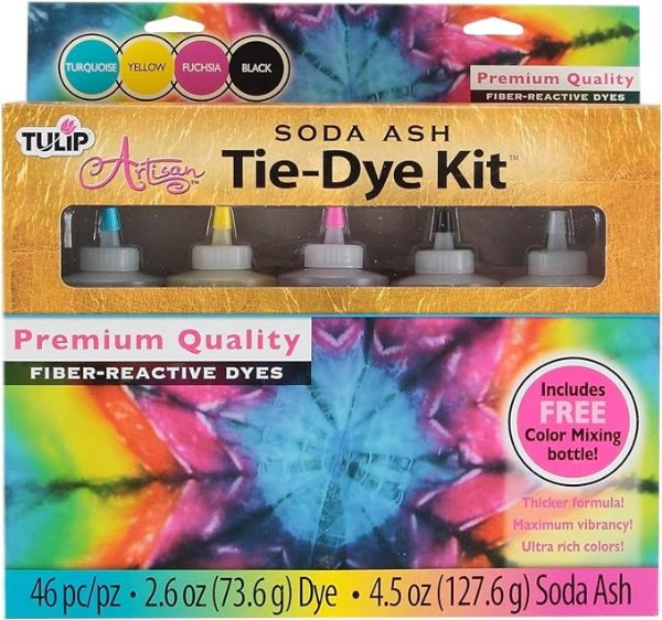 Artisan Soda Ash Tie-Dye Kit with Color Mixing Bottle (33545)