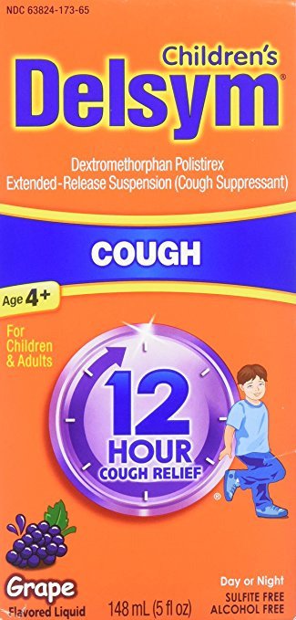 Children's 12 Hr Cough Relief Liquid, Grape, 5oz