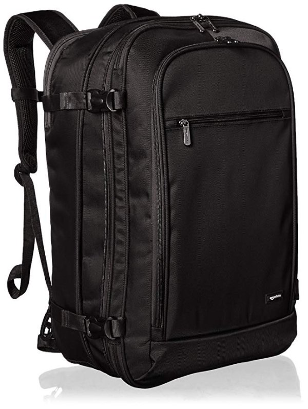 Carry On Travel Backpack - Black