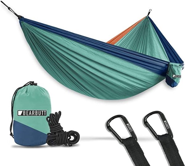 Butt Hammocks - Camping Hammock for Outdoors, Backpacking & Camping Gear - Double hammock, Portable hammock, 2 Person Hammock for Travel, outdoors - Tree & Hiking Gear - Hammock that Holds 500lbs