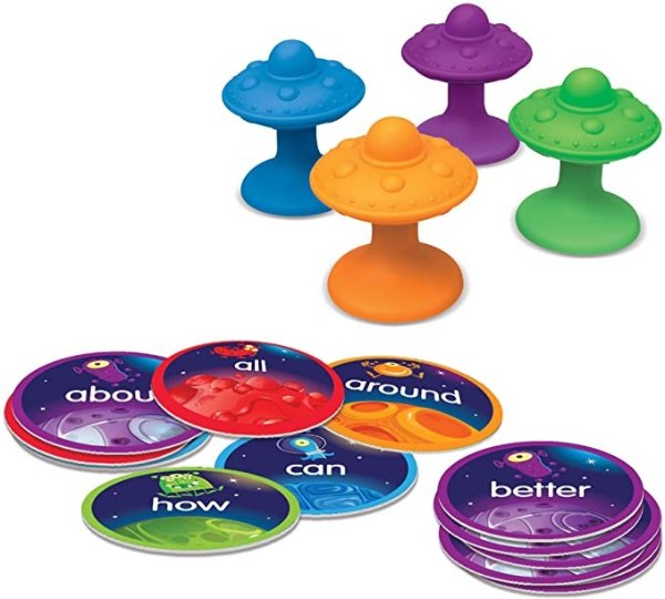 Slam Ships Sight Words Game, Visual, Tactile and Auditory Learning, Ages 5+
