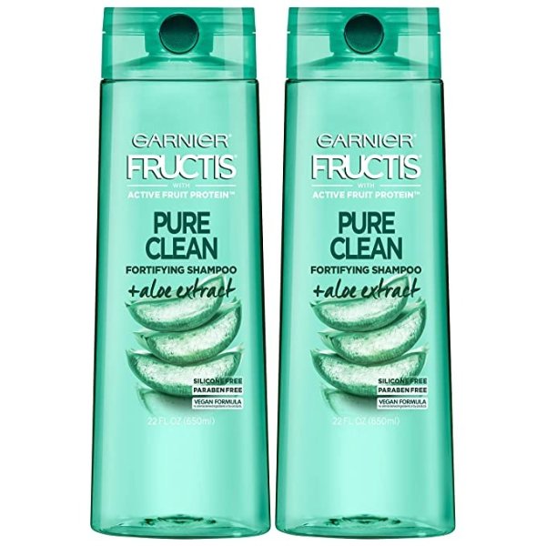 Fructis Pure Clean Shampoo, 22 fl. oz., 2 Pack