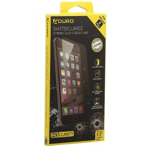 iPhone 6/6 Plus Aduro SHATTERGUARDZ Premium Tempered Glass High Clarity Screen Protector
