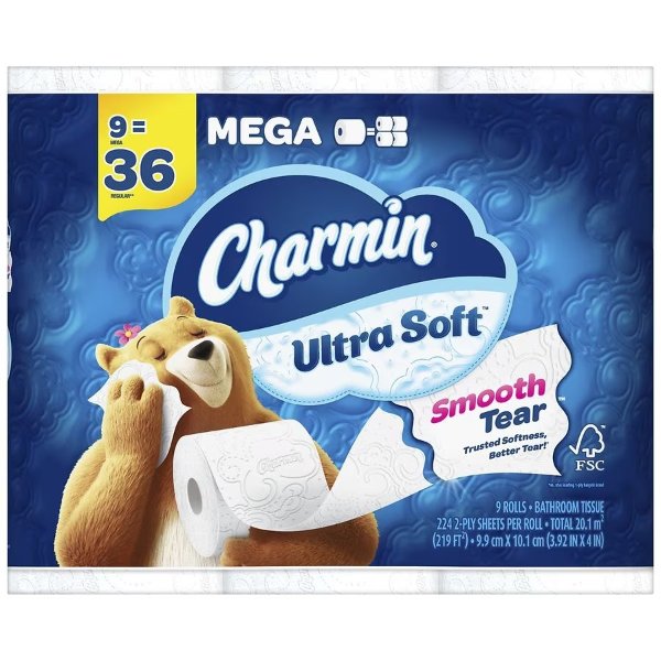 Ultra Soft Toilet Paper9.0ea