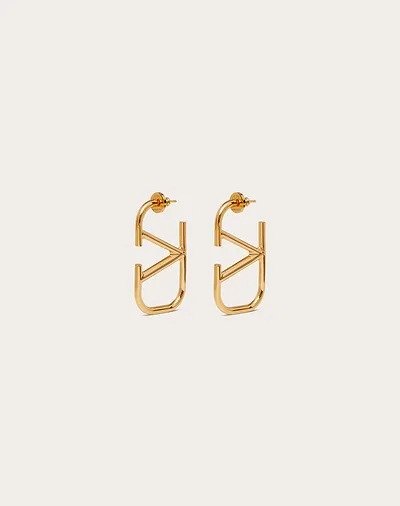 VLogo Signature Metal Earrings for Woman | Valentino Online Boutique