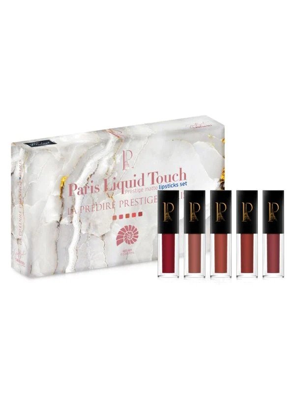 5-Piece Paris Liquid Touch Prestige Matte Lipstick Set