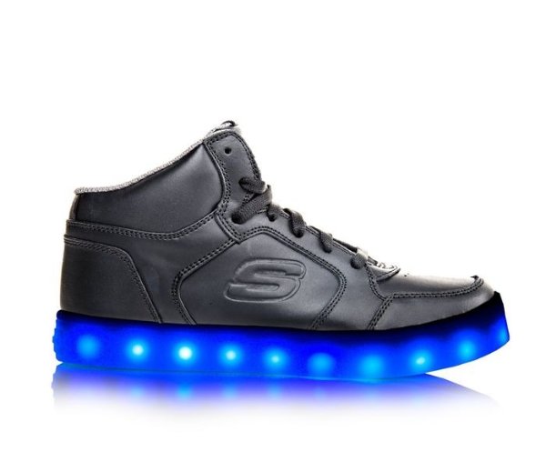 Kids' Skechers Energy Lights 10.5-7 High Top Light-Up Sneakers