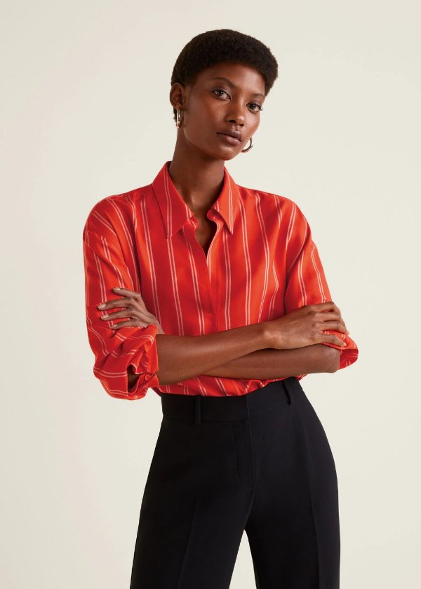 Oversize striped shirt - Women | OUTLET USA