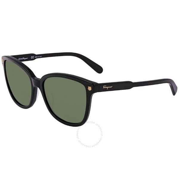 Ferragamo Black Square Sunglasses SF815S 001 56