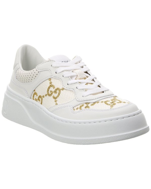 GG Canvas & Leather Sneaker