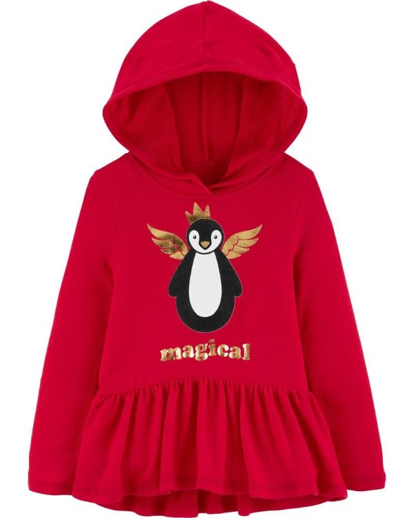 Magical Penguin Hooded Tunic