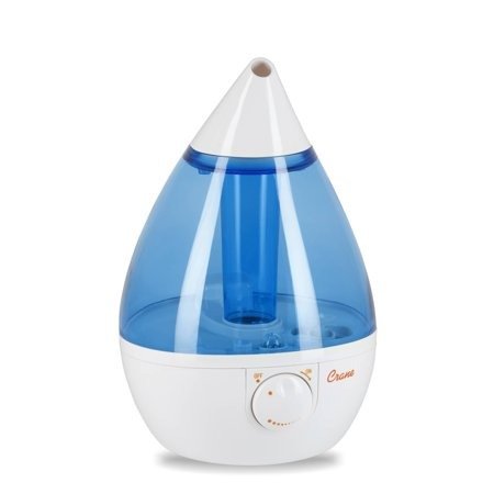 Drop Ultrasonic Cool Mist Humidifier, Blue & White