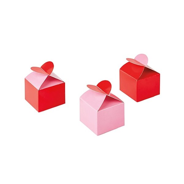 H for Happy™ Valentine's Day Treat Boxes in Pink/Red (Set of 12) | Bed Bath & Beyond