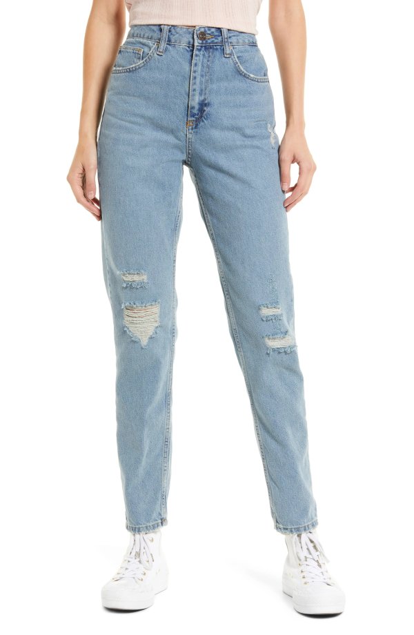 Deconstructed Mom Jeans